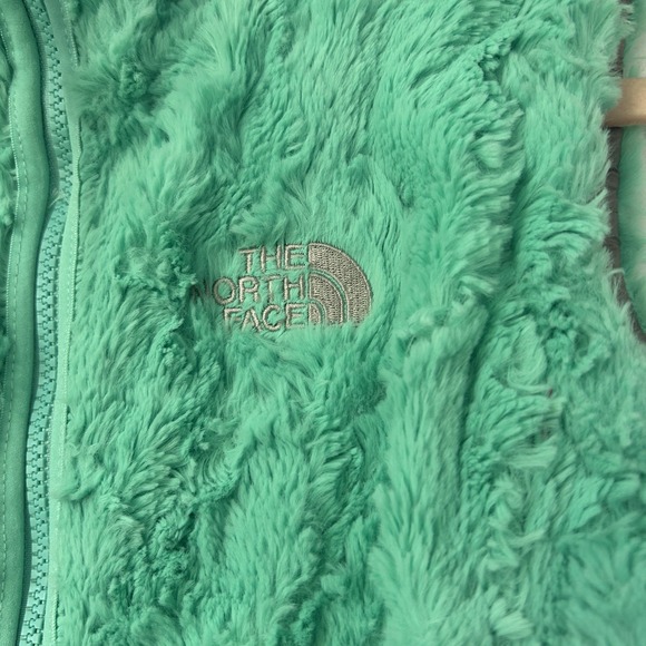 THE NORTH FACE GIRLS SIZE 14/16 REVERSIBLE MOSSBUD SWIRL VEST GRAY‎ MINT EUC - Picture 4 of 10